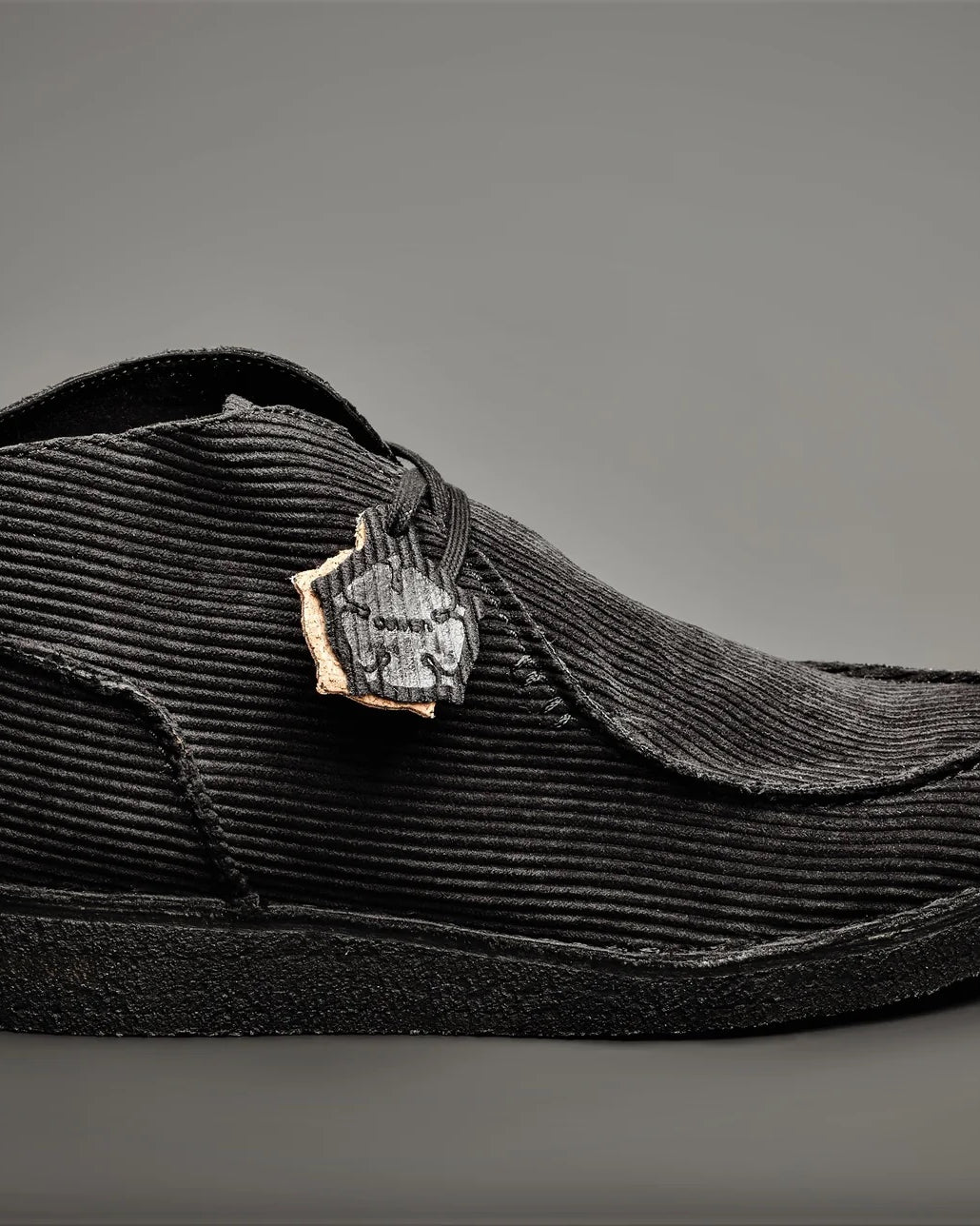Black Ewaldi Vegan Cord Oswen Vegan Shoe