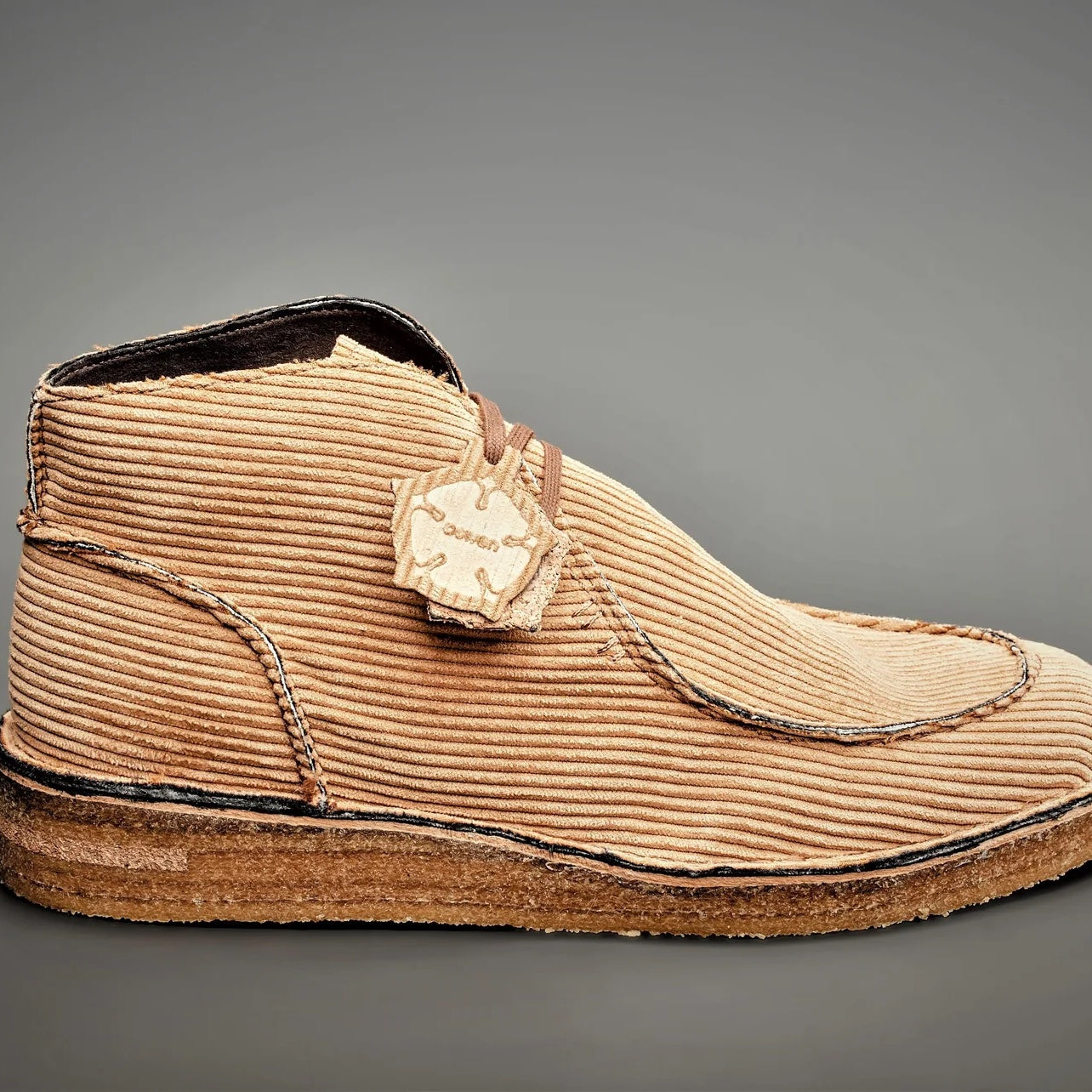 Chestnut Ewaldi Vegan Cord Oswen Vegan Shoe