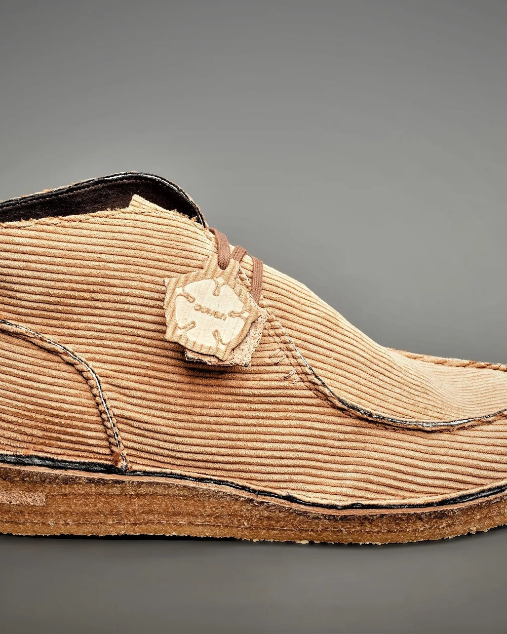 Chestnut Ewaldi Vegan Cord Oswen Vegan Shoe