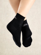 Black Quarter Socks Womens Everyday Wearable Low Sock