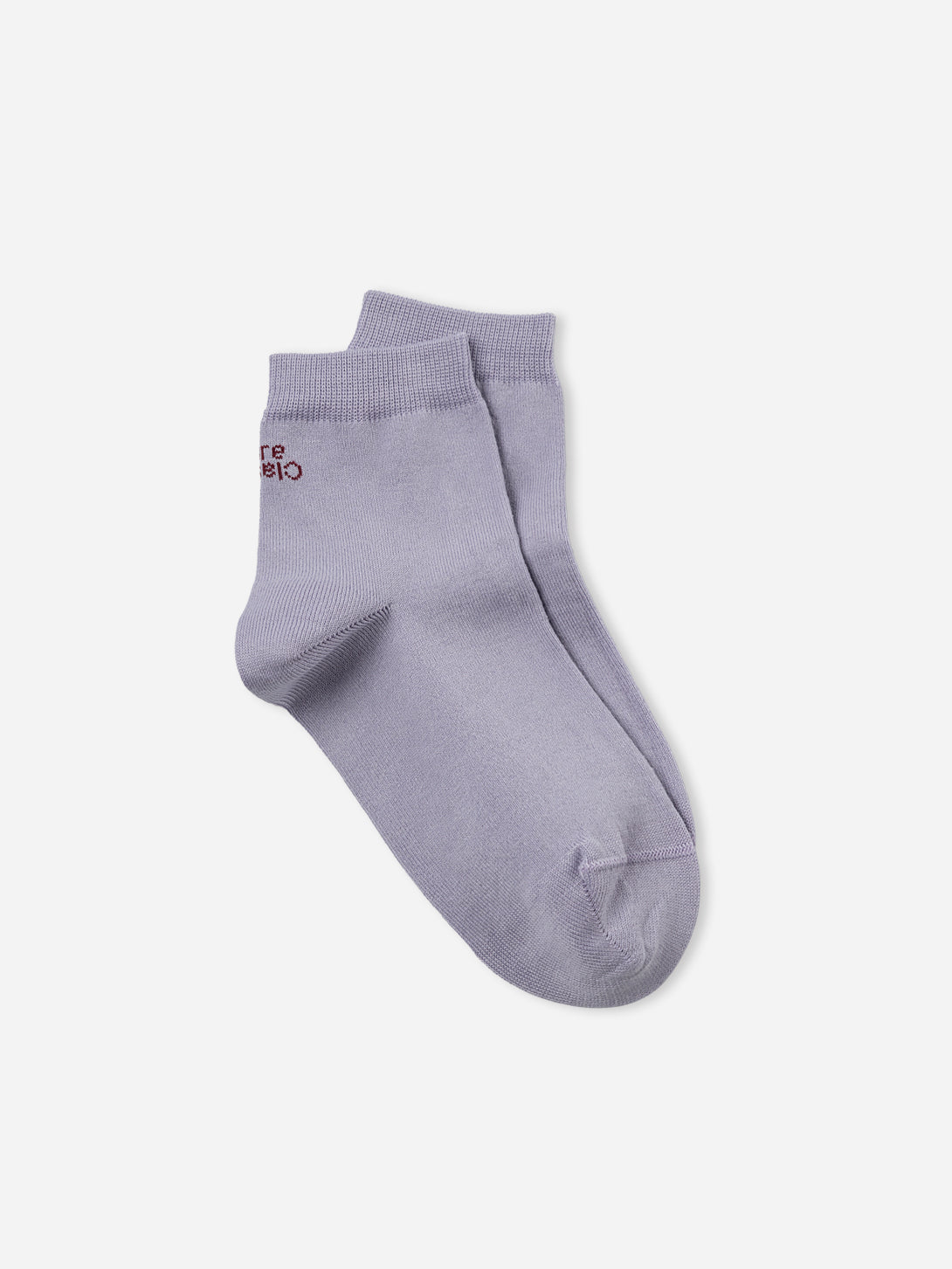 Misty Lilac Quarter Socks Womens Everyday Wearable Low Sock