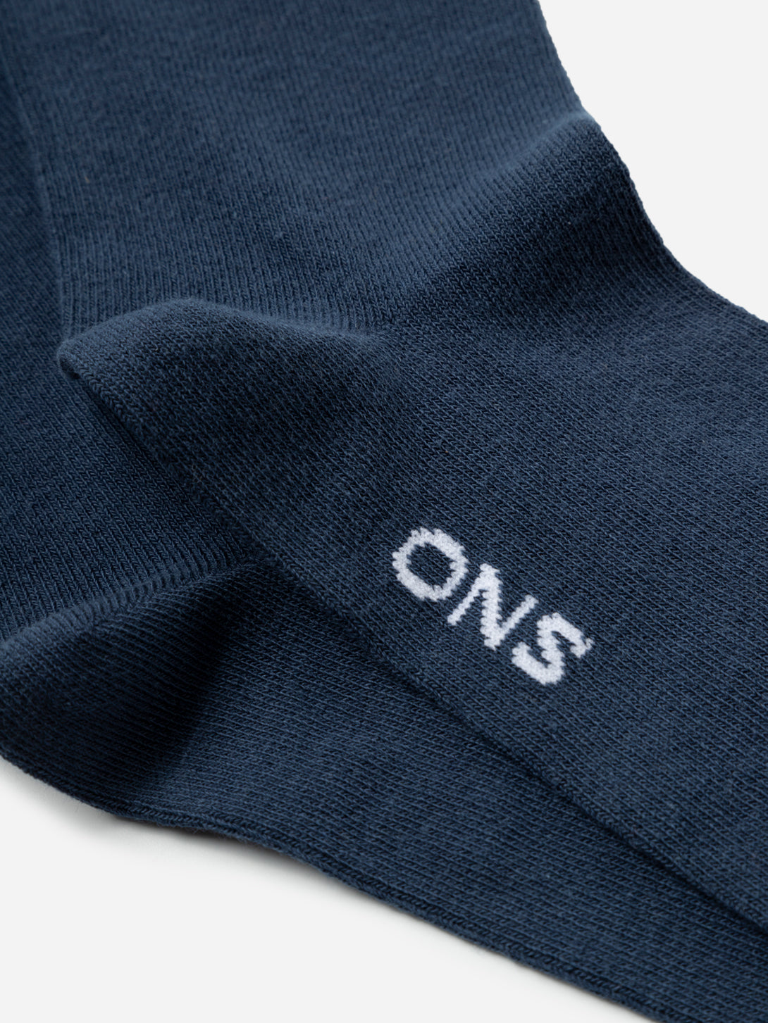 Navy ONS Logo Jacq Socks Logo Cotton