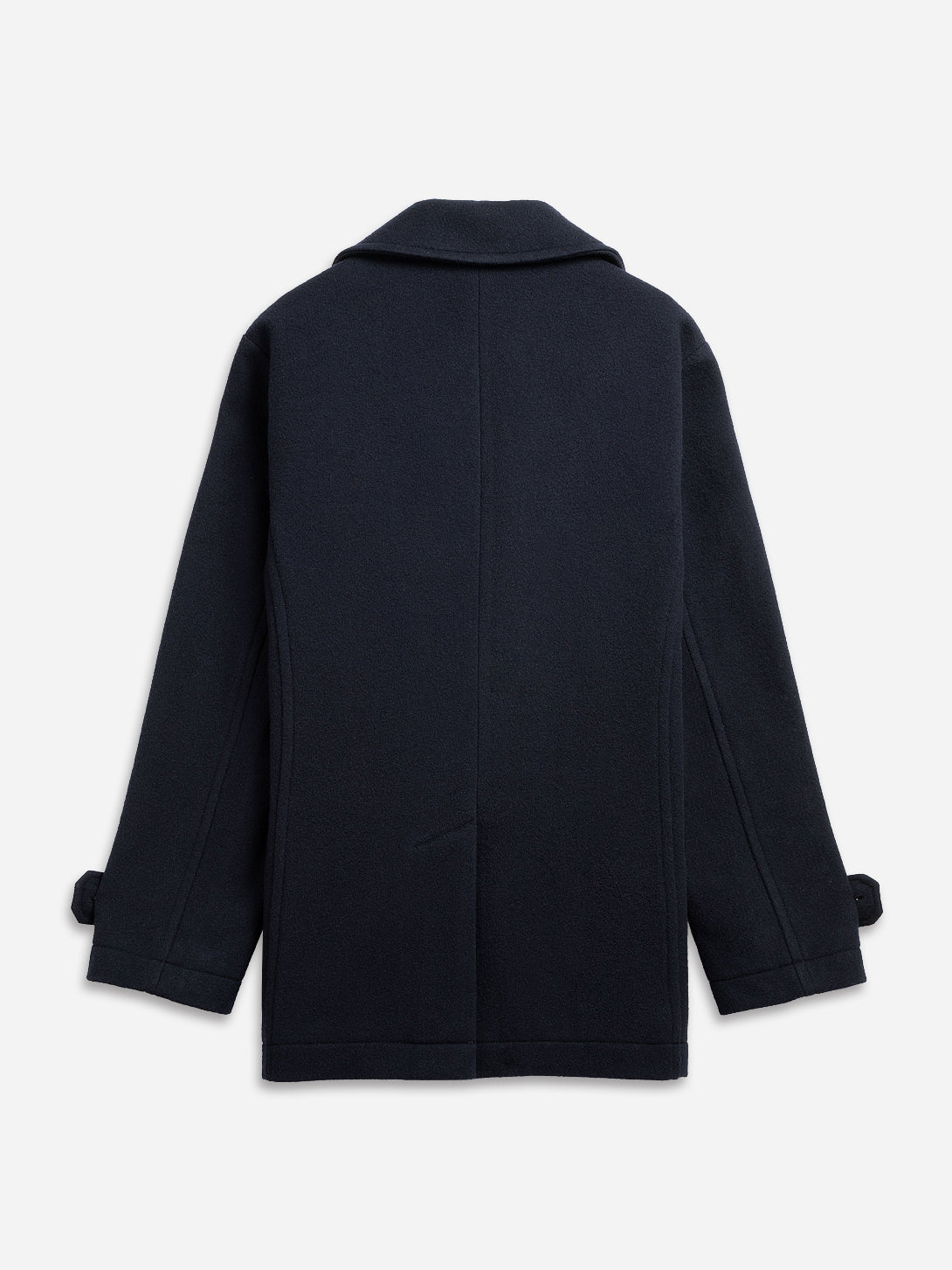 DK Navy Heather Jesup Double-breasted Mens Long Winter Jacket ONS Overcoat