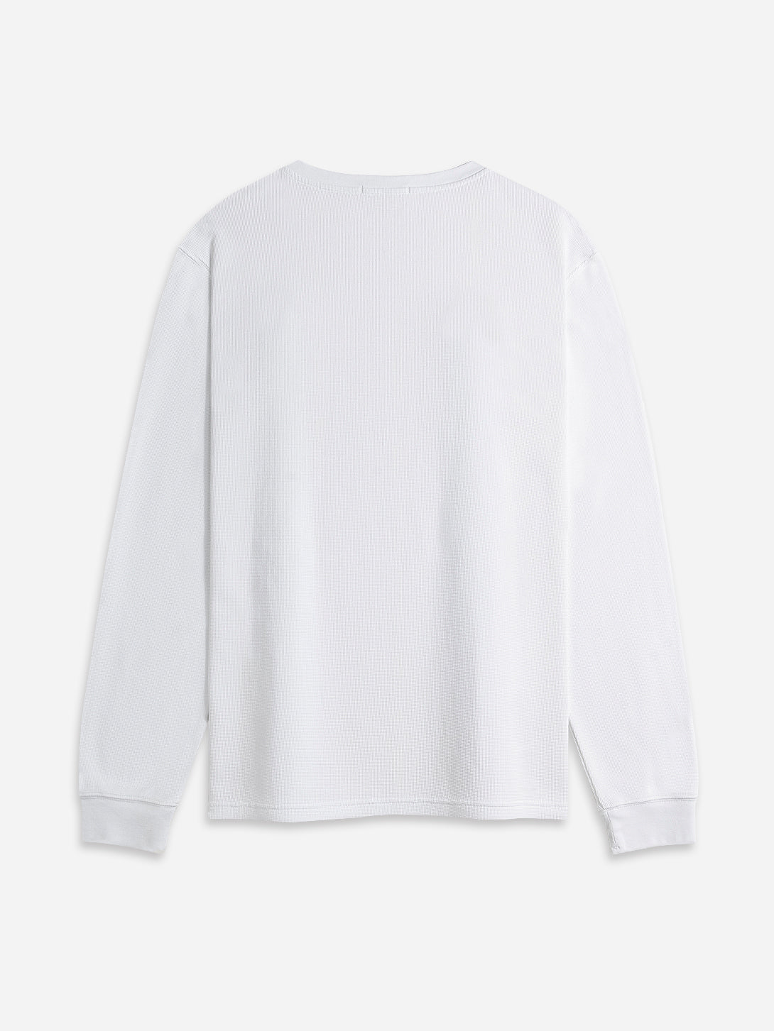 Bright White Court Henley L/S Tee O.N.S Men's Long Sleeve