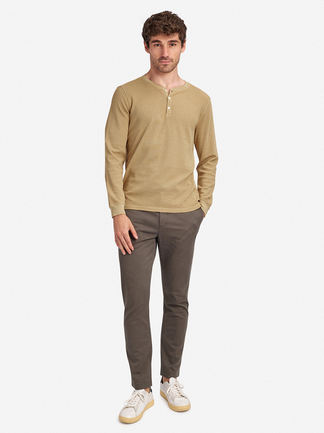 Lark Court Henley L/S Tee O.N.S Men's Long Sleeve