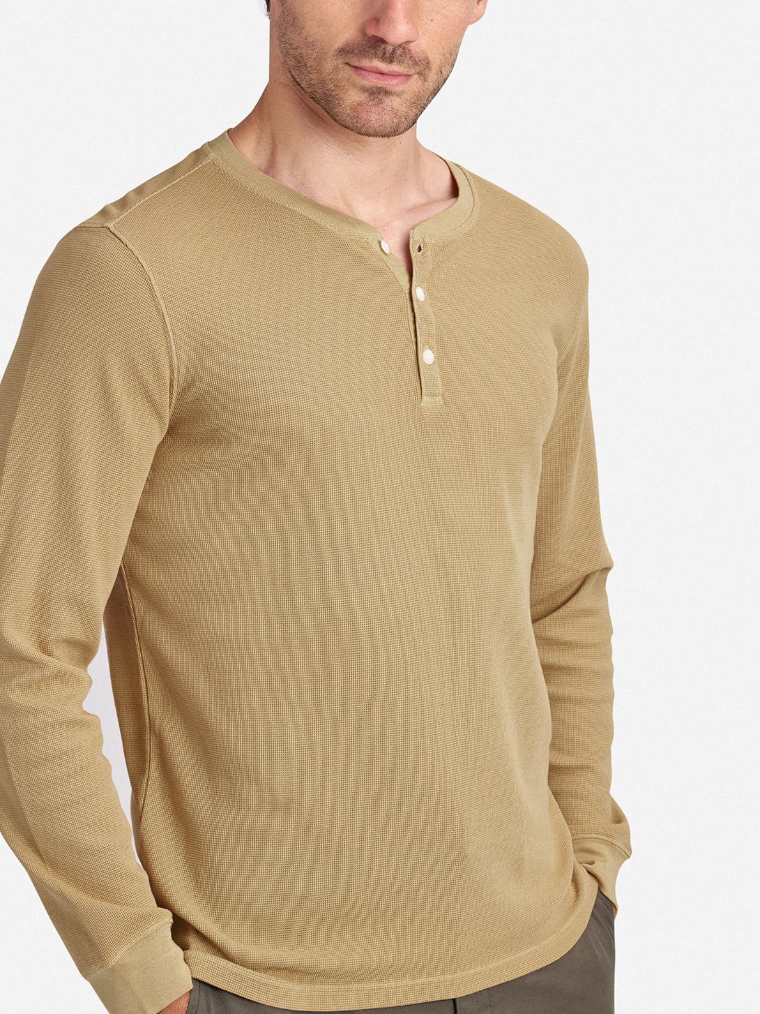 Lark Court Henley L/S Tee O.N.S Men's Long Sleeve