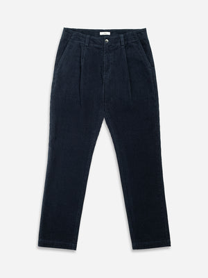 Navy Niles Corduroy Chino Mens Pants