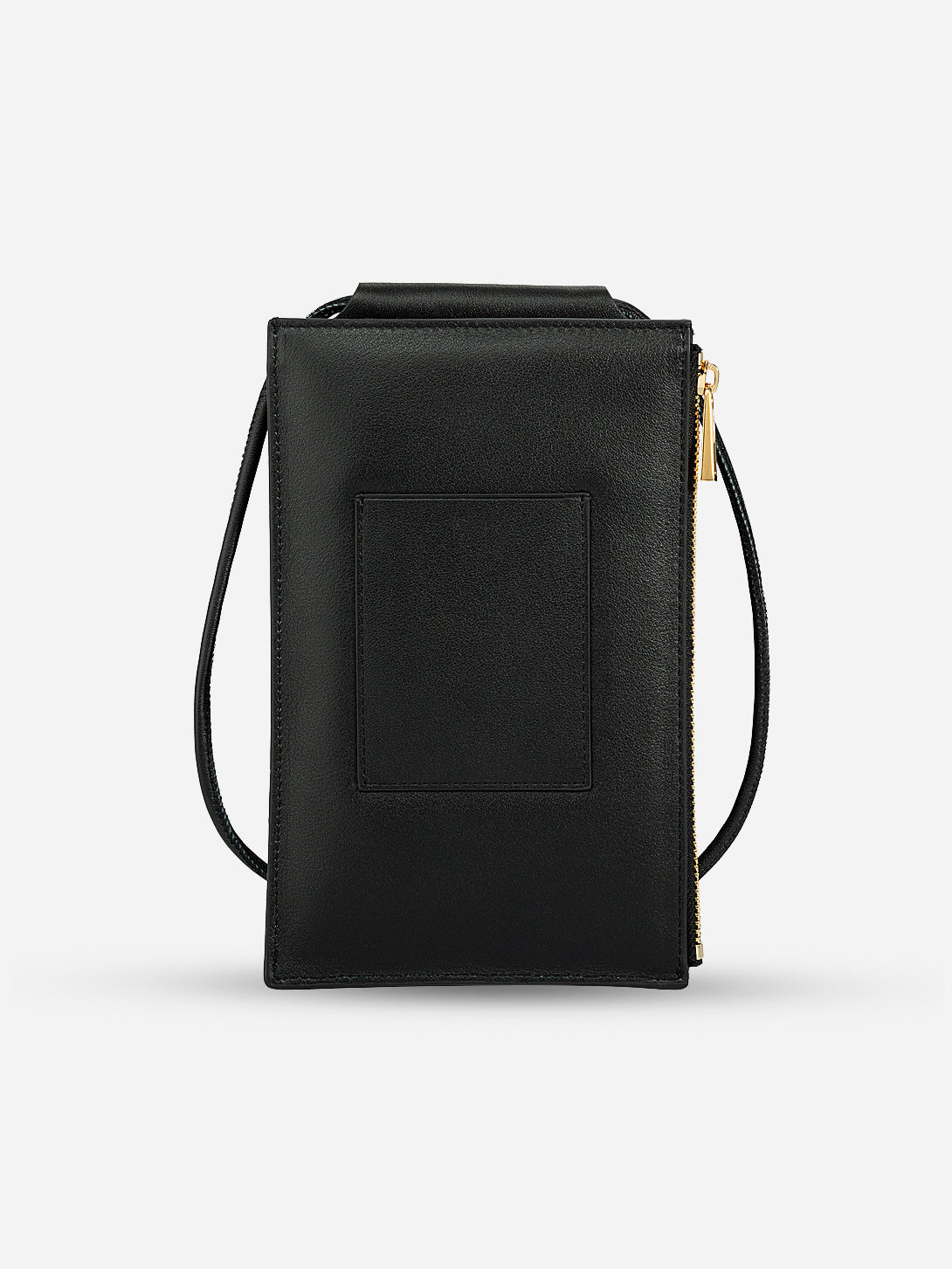 Black Pocket Crossbody Bag Womens Leather Bag Womens Crossbody Bag Genuine Leather Bag Womens Small Leather Product