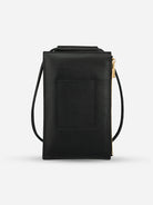 Black Pocket Crossbody Bag Womens Leather Bag Womens Crossbody Bag Genuine Leather Bag Womens Small Leather Product