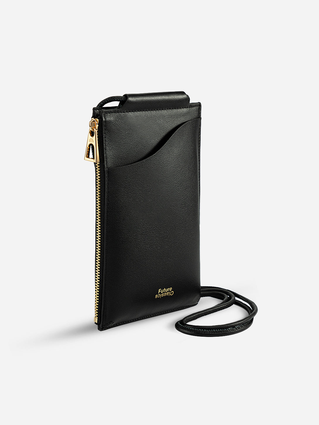 Black Pocket Crossbody Bag Womens Leather Bag Womens Crossbody Bag Genuine Leather Bag Womens Small Leather Product