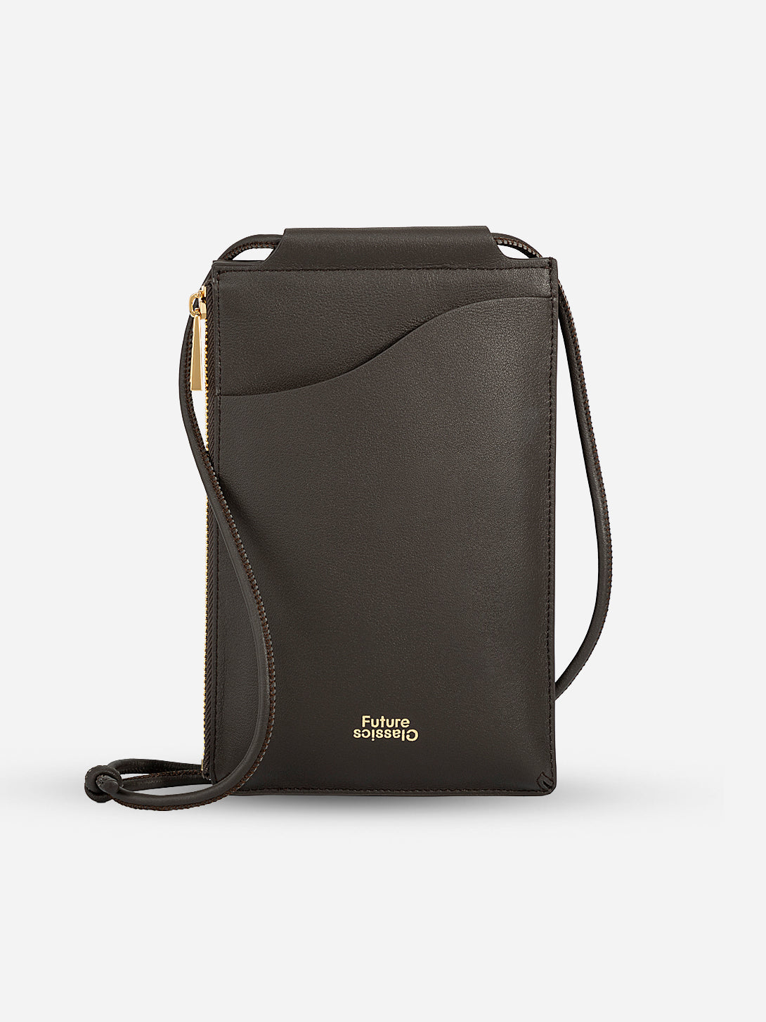 Dk Brown Pocket Crossbody Bag Womens Leather Bag Womens Crossbody Bag Genuine Leather Bag Womens Small Leather Product