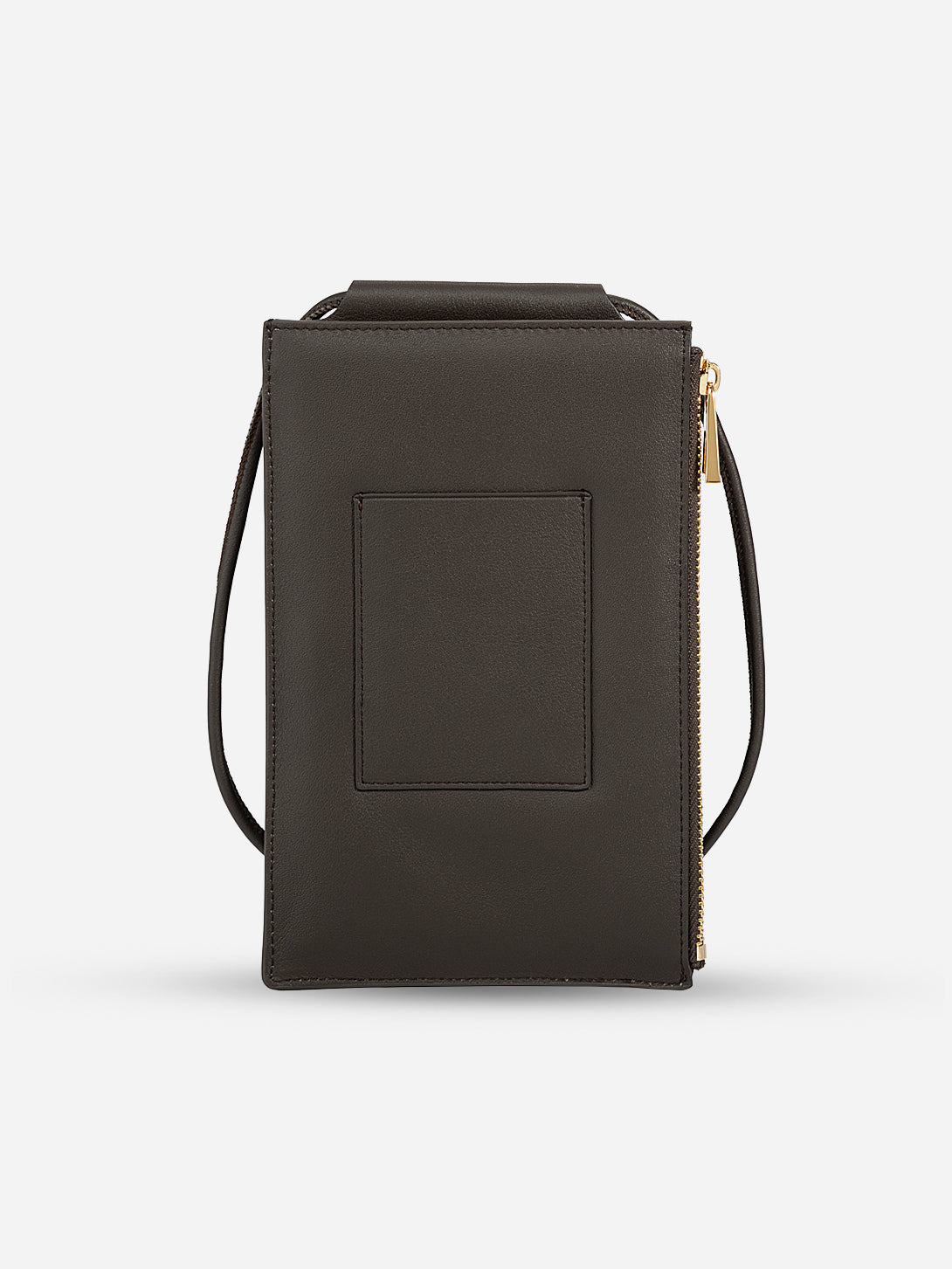 Dk Brown Pocket Crossbody Bag Womens Leather Bag Womens Crossbody Bag Genuine Leather Bag Womens Small Leather Product