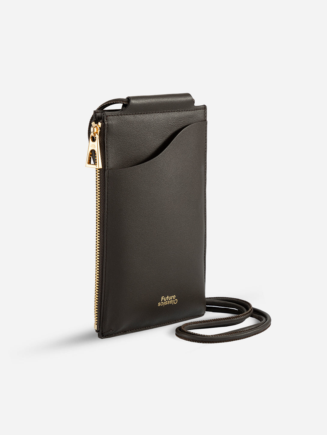 Dk Brown Pocket Crossbody Bag Womens Leather Bag Womens Crossbody Bag Genuine Leather Bag Womens Small Leather Product