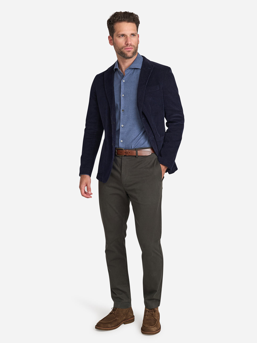 Navy Perry Corduroy Blazer Mens Casual Blazer Mens Corduroy Mens Outerwear Corduroy Jacket