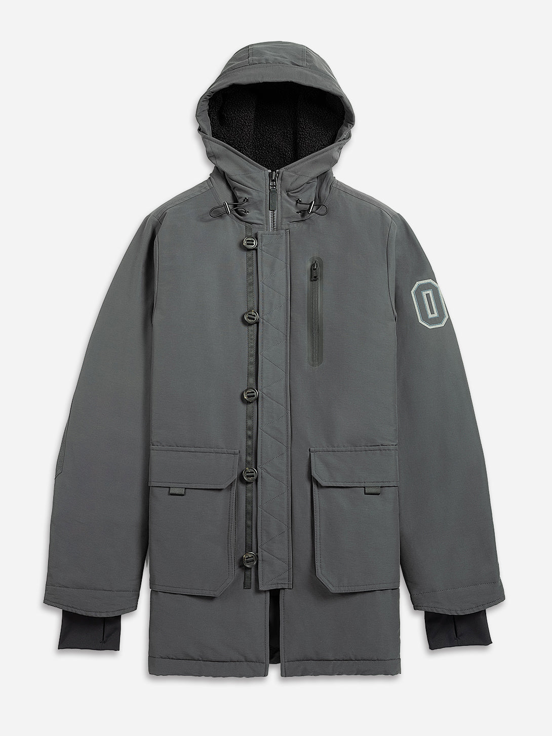 Forged Iron Everest Padded Coat Mens Winter Jacket Mens Hooded Insulated Coat Mens Weatherproof Jacket