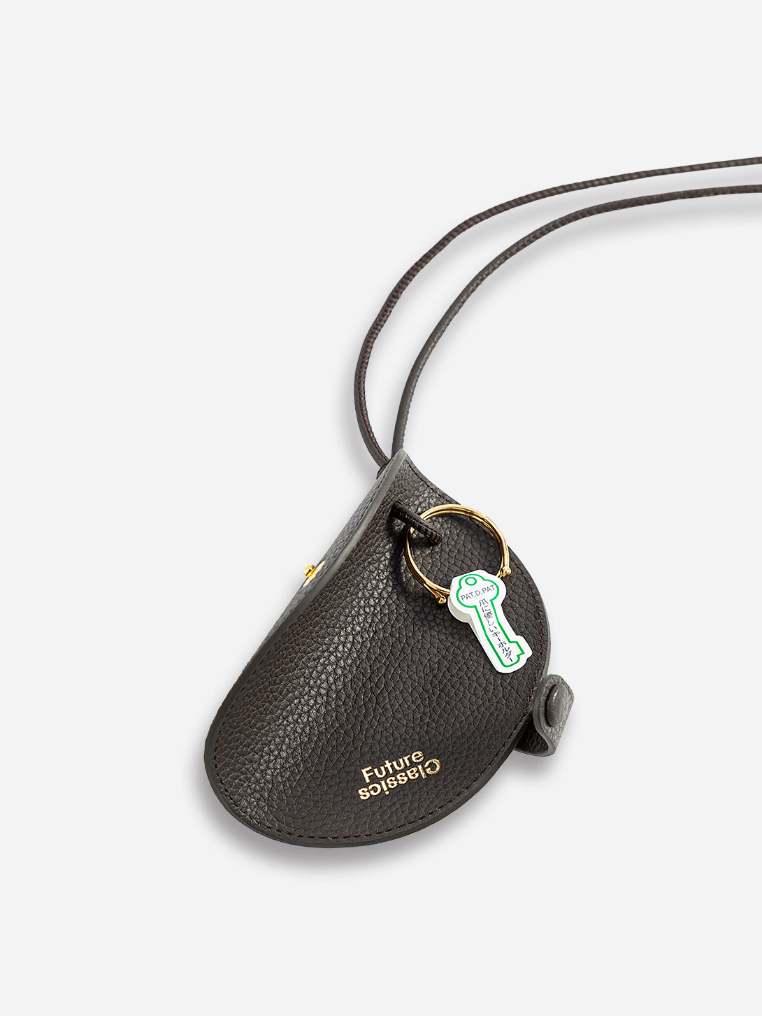 Dk Brown Taco Keyring Womens Leather Small Case Key Case Future Classics