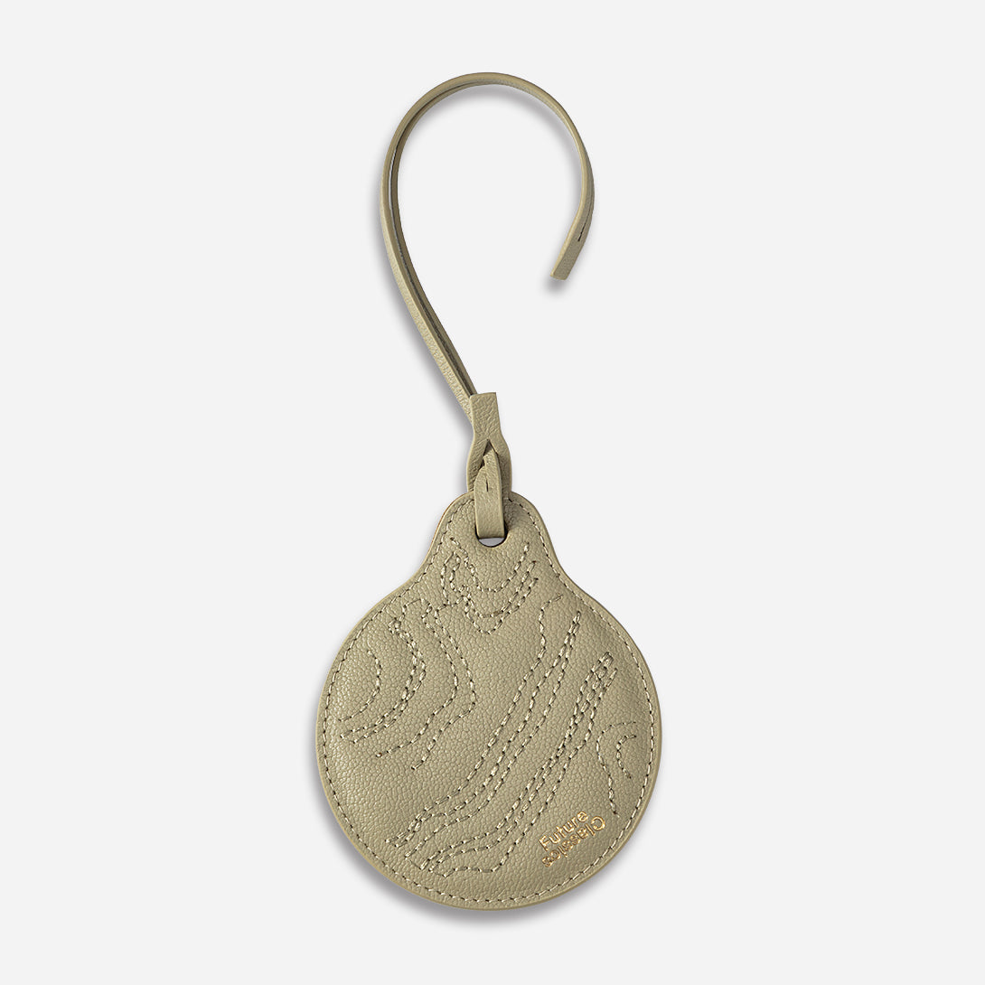 Earthy Olive Mirror With Quilting Womens Small Pocket Makeup Mirror