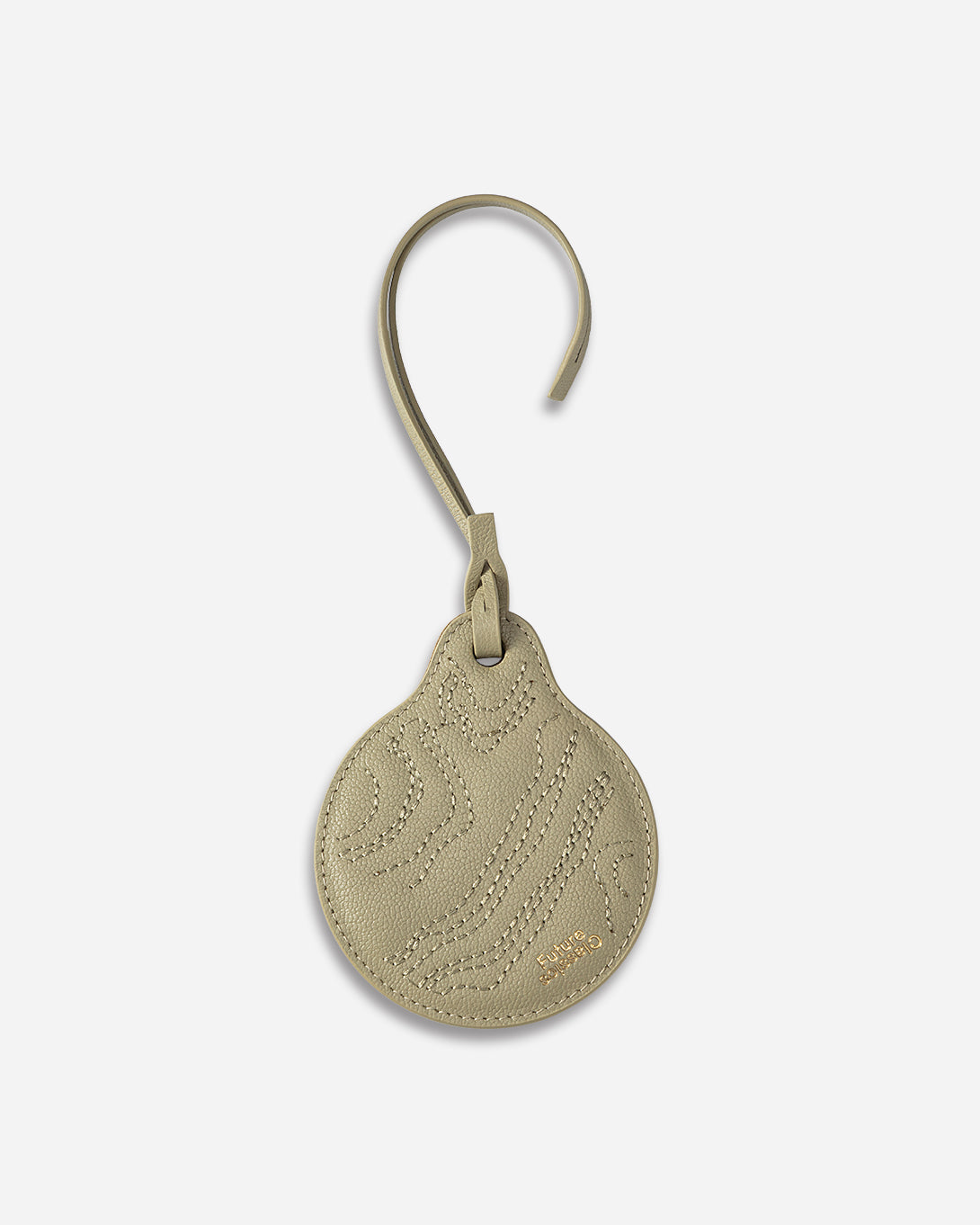 Earthy Olive Mirror With Quilting Womens Small Pocket Makeup Mirror