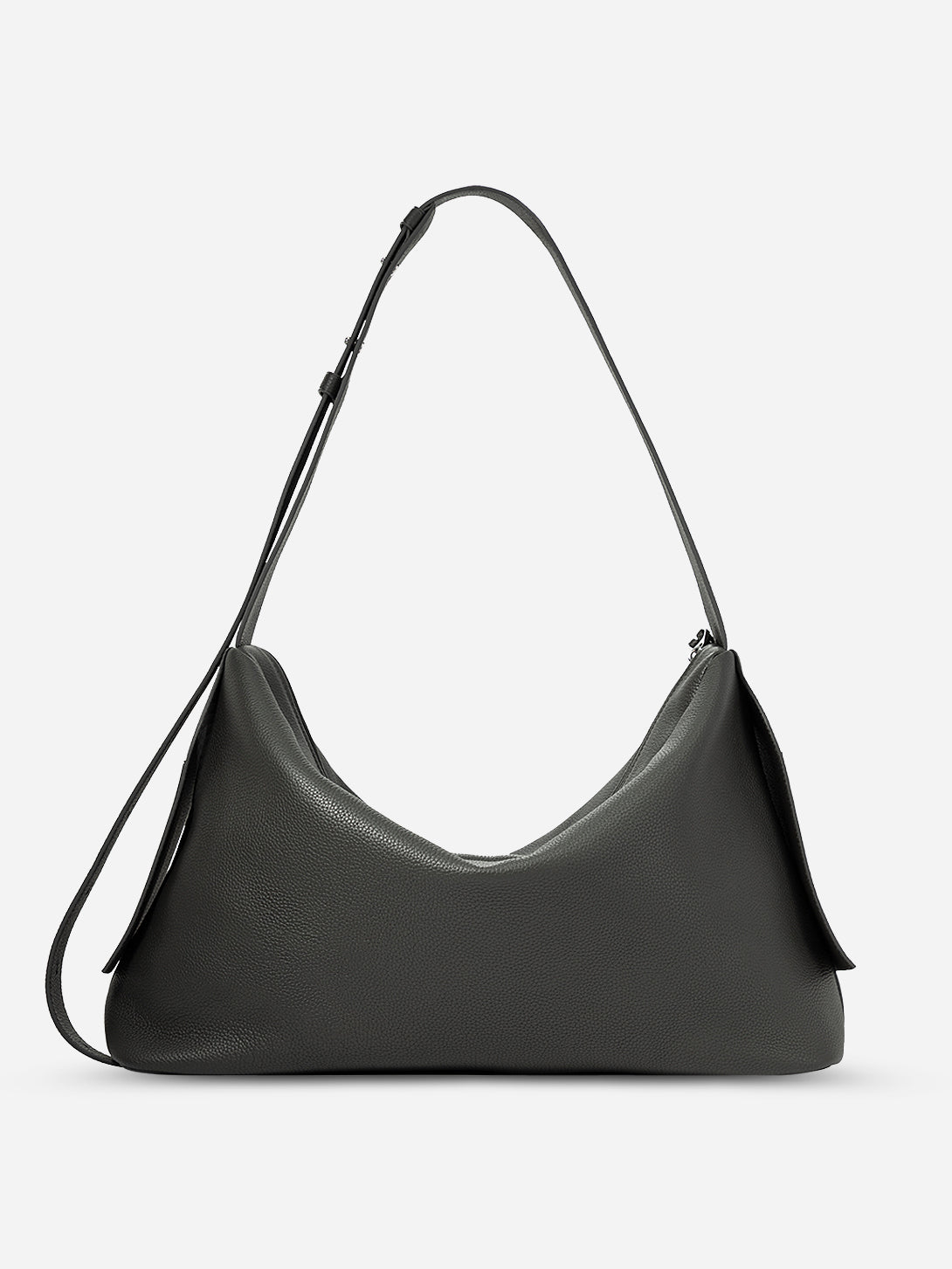 Moonless Night Oversized Petal Messenger Womens Leather Large Shoulder Bag Shoulder Strap Carry Bag for Accessories