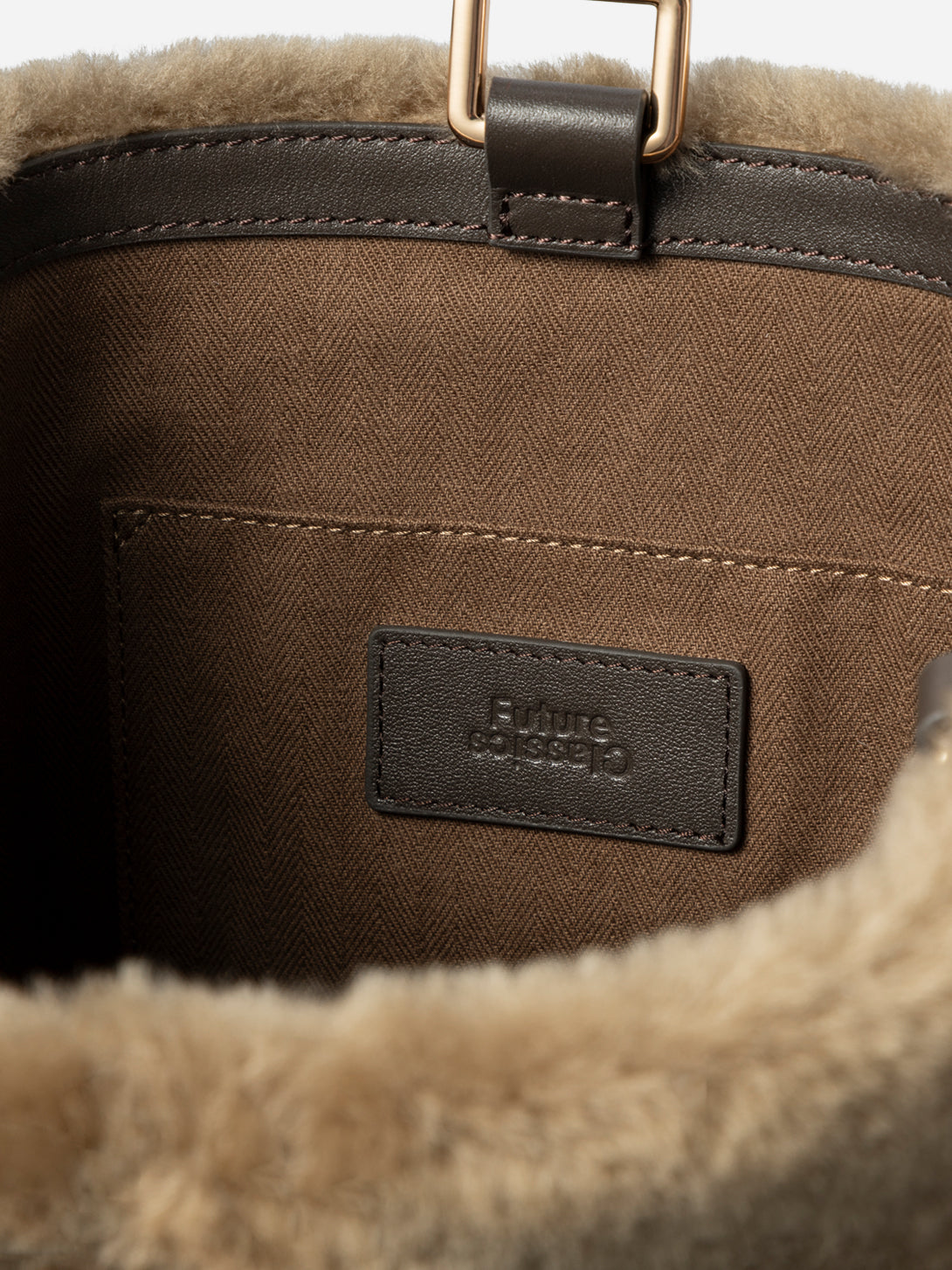 Lead Grey X Shearling Medium Sheep Convertible Bucket Womens Sheepskin Leather Bucket Back Medium Size Shoulder Bag