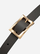 Dk Brown Pocket Belt Womens Leather Belt Combo with Small Waist Wallet Womens Fanny Pack