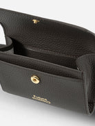 Dk Brown Pocket Belt Womens Leather Belt Combo with Small Waist Wallet Womens Fanny Pack