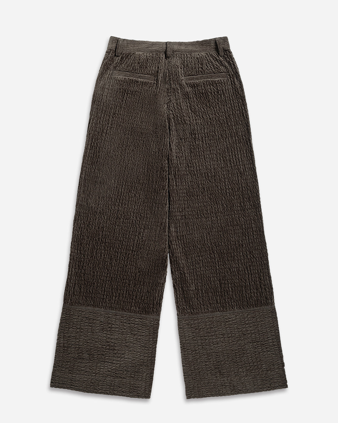 Dk Cedar Corduroy Trousers Corduroy Womens Wide Leg Trousers Two Tone Pants Textured Womens Pants