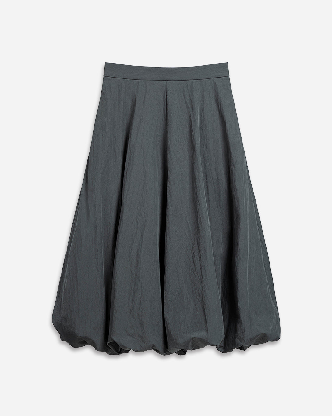Dk Shadow Balloon Skirt Womens Long Skirt Wide Puff Skirt Textured Long Skirt
