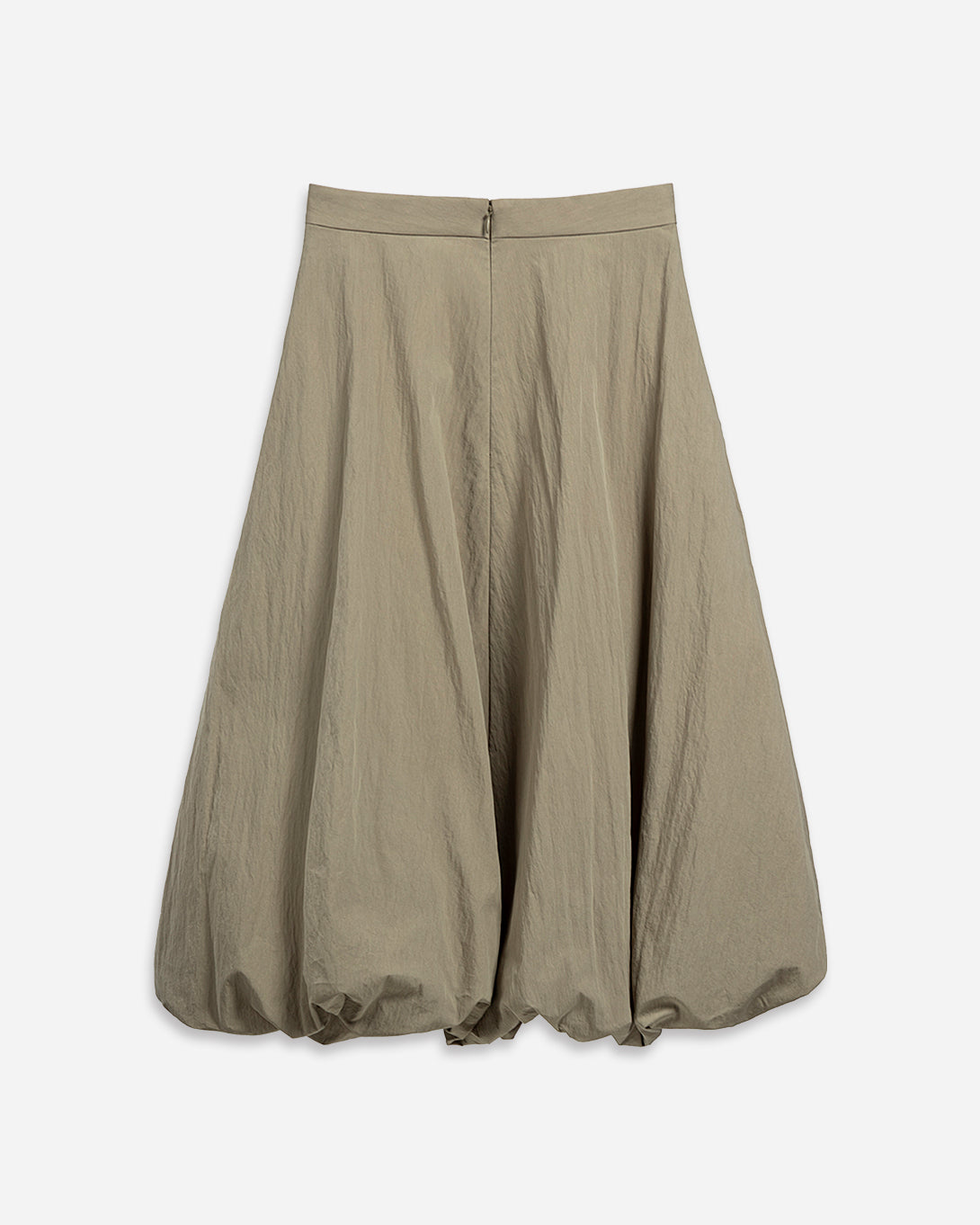 Lead Grey Balloon Skirt Womens Long Skirt Wide Puff Skirt Textured Long Skirt
