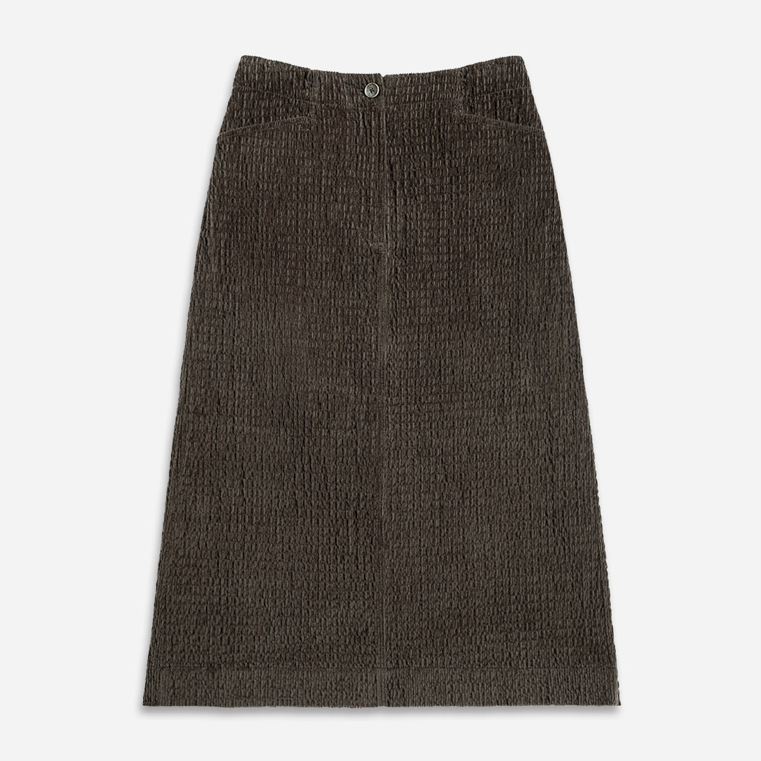 Dk Cedar Corduroy Skirt Womens Long Skirt Corduroy Fabric Womens Skirt Textured Skirt Dress