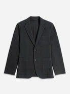 Black Perry Honeycomb Knit Blazer Mens Structured Stretch Blazer Texture Honeycomb Knit Casua Blazer Sports Jacket Single Breasted Coat