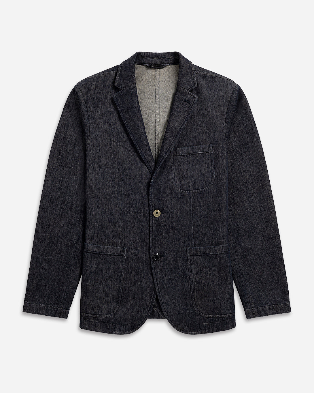 Dk Indigo Perry Denim Blazer Mens Unlined Denim Casual Blazer Mens Sportscoat Dk Indigo Denim Outerwear