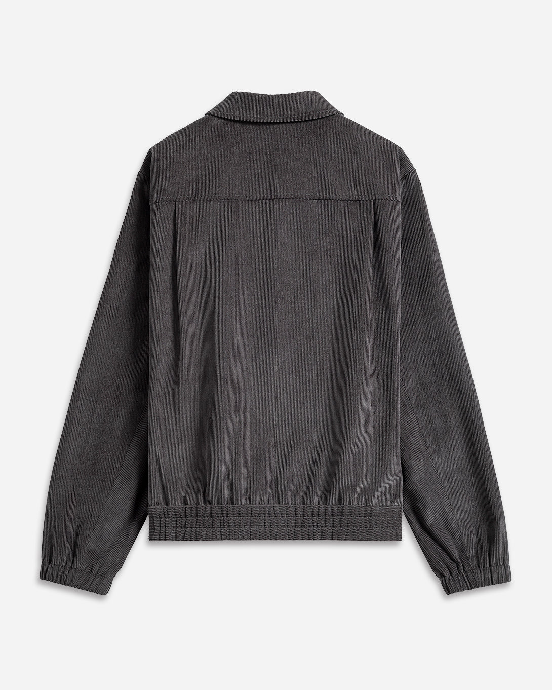Dk Charcoal Connor Corduroy Jacket Mens Corduroy Zip Up Jacket Light Outerwear Soft Brushed Corduroy