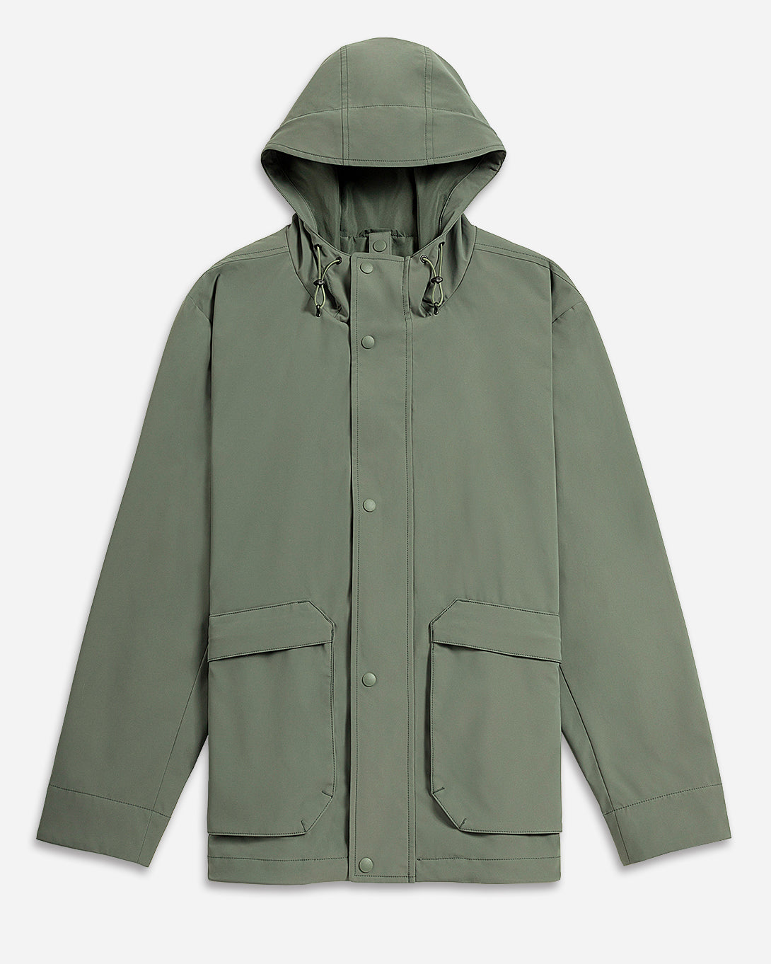 Scout Detachable Parka Mens Water Repellent Moisture Wicking Outerwear Jacket Hooded Zip Button Up Outdoor Jacket Detachable Vest