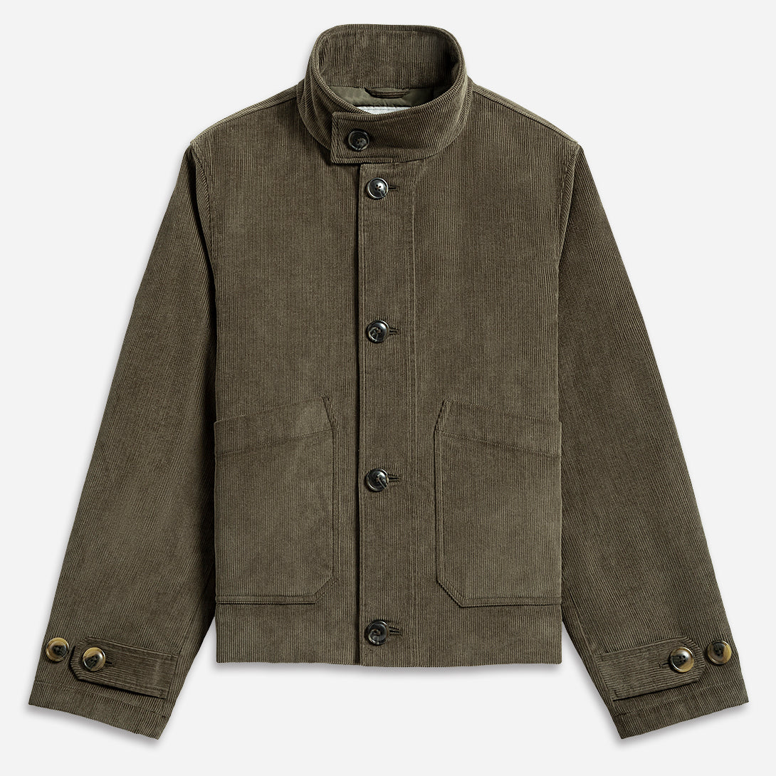 Peat Barretto Padded Corduroy Jacket Mens Corduroy Insulated Jacket Warm Corduroy Coat Padded