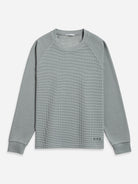 Silver Blue Deon Waffle L/S Tee Mens Raglan Sleeve Shirt Long Sleeve Waffle Shirt