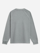Silver Blue Deon Waffle L/S Tee Mens Raglan Sleeve Shirt Long Sleeve Waffle Shirt