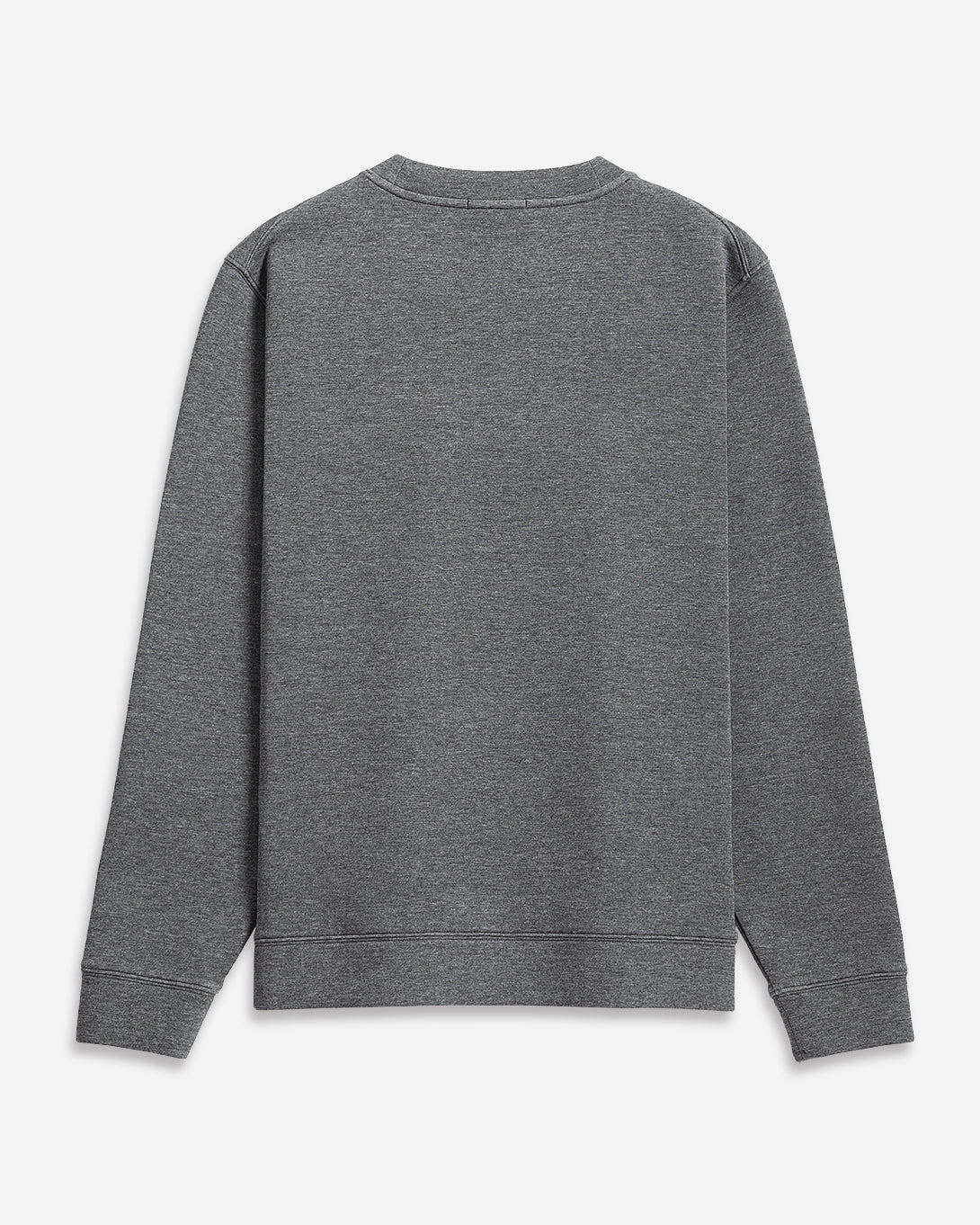 Dk Charcoal Heather Astor Scuba Sweatshirt Mens Crew Neck Pullover Sweatshirt Soft Long Sleeve Stretch Pullover