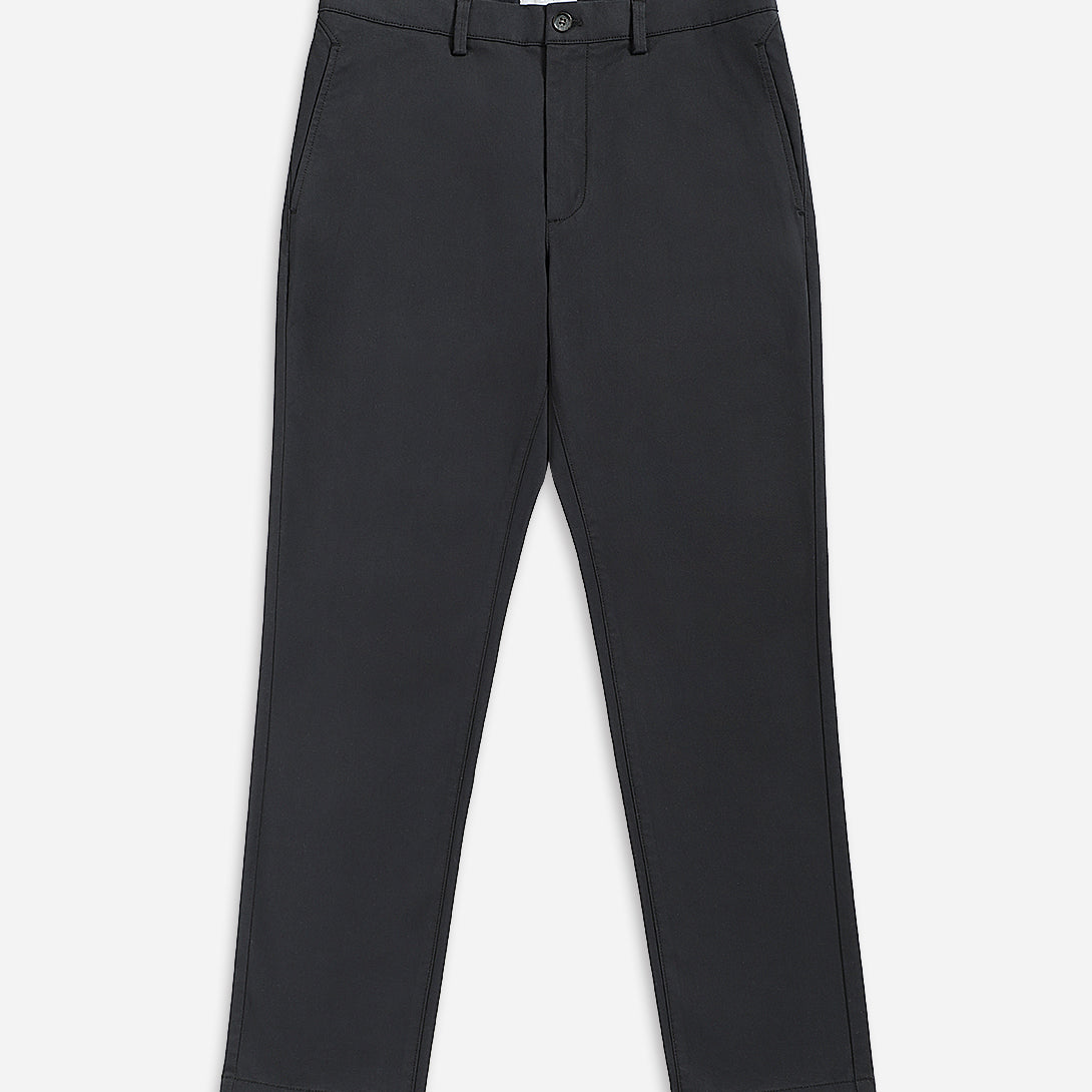 Modern Black Rider Stretch Chino Mens Casual Chino Comfort Stretch Pant Tapered Fit Work Pant Cotton Spandex Blend Pants