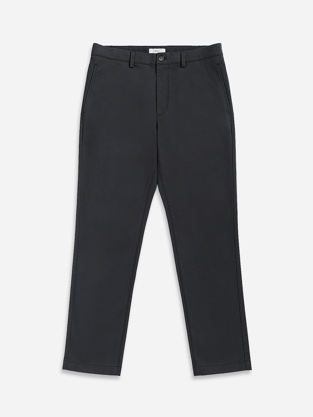 Modern Black Rider Stretch Chino Mens Casual Chino Comfort Stretch Pant Tapered Fit Work Pant Cotton Spandex Blend Pants