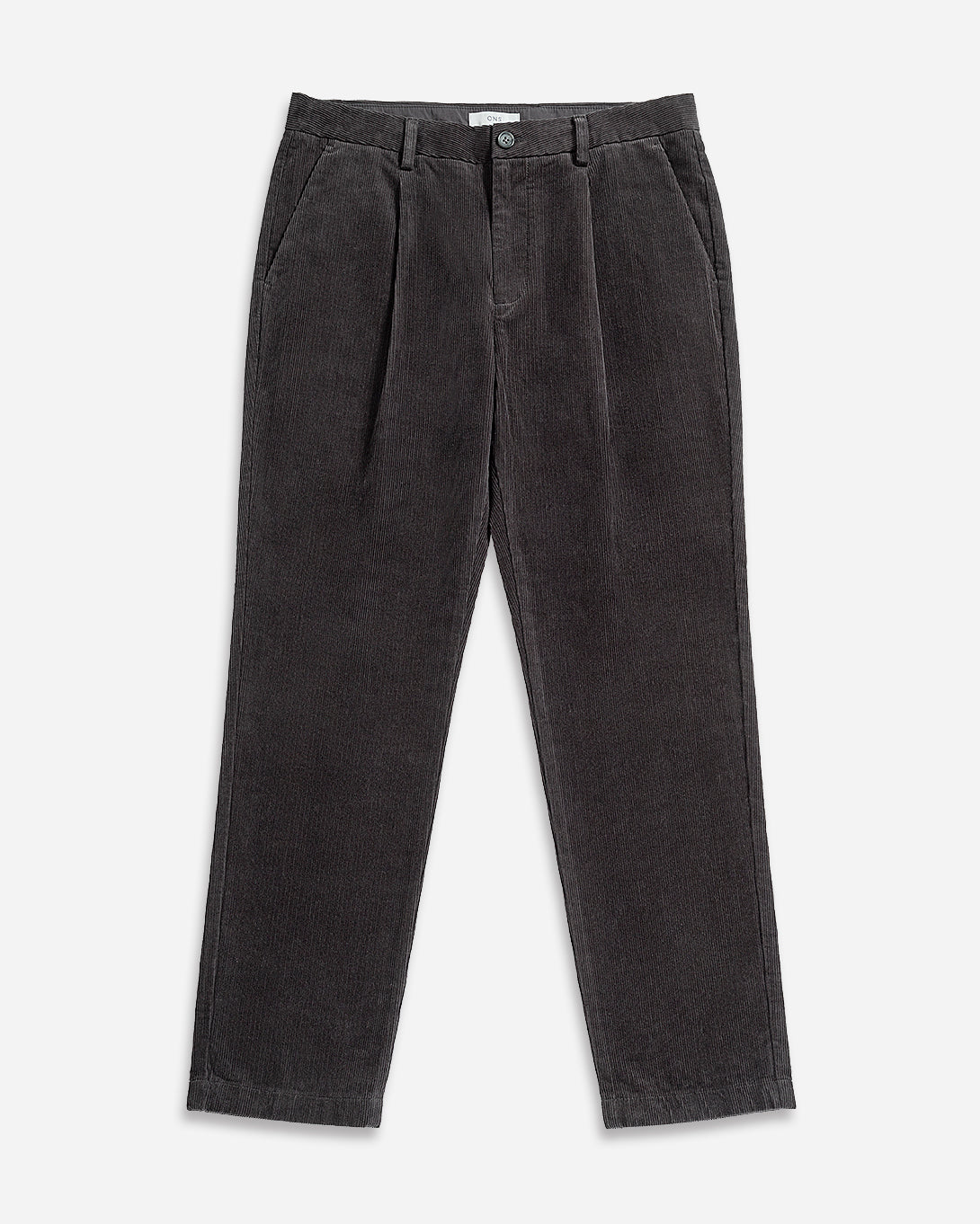 Dk Charcoal Niles Corduroy Trousers Mens Pleated Corduroy Pants Soft Brushed Corduroy Trousers