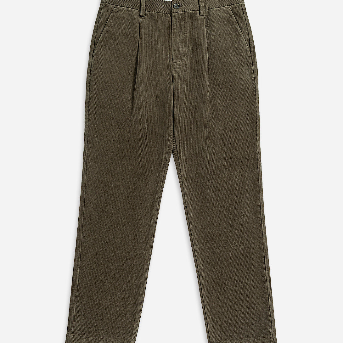 Peat Niles Corduroy Trousers Mens Pleated Corduroy Pants Soft Brushed Corduroy Trousers