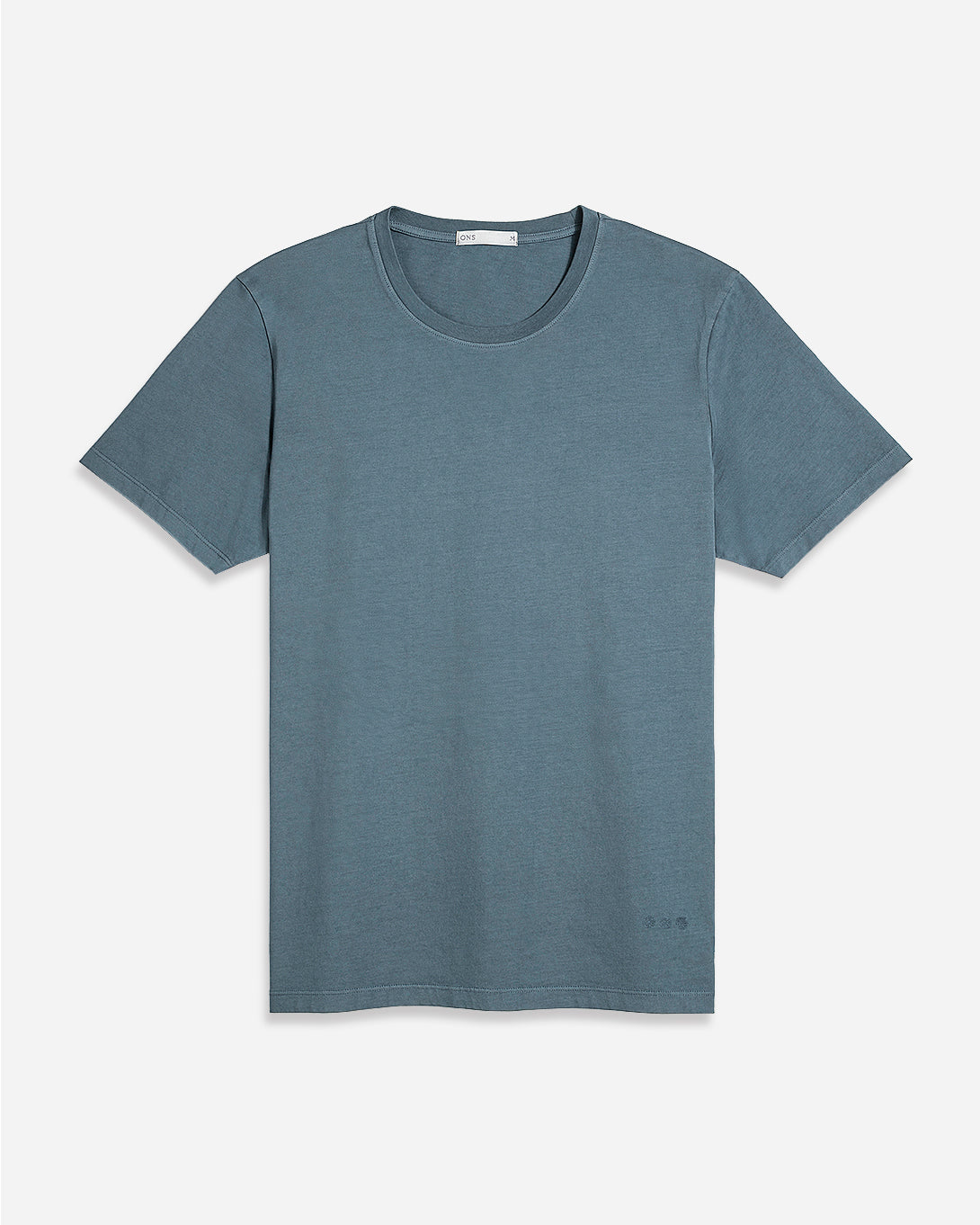 Citadel Blue Village Crew Neck Tee Mens Crew Neck Tee Supima Cotton Shirt Multi Season Short Sleeve Tee