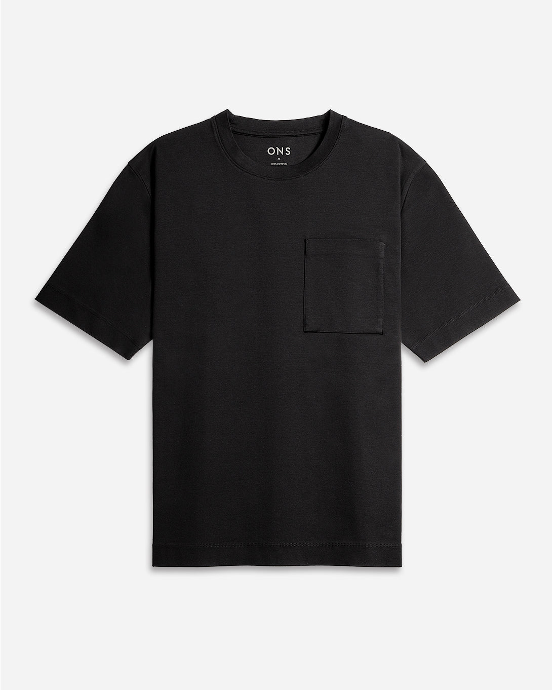 Black Baseile Pocket Tee mens Relaxed Fit Tee Short Sleeve Shirt Chest Pocket Casual Shirt Athletic Stretch