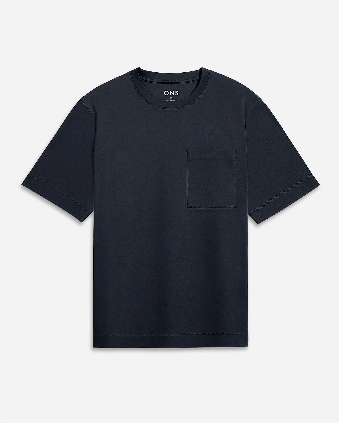 Navy Baseile Pocket Tee mens Relaxed Fit Tee Short Sleeve Shirt Chest Pocket Casual Shirt Athletic Stretch