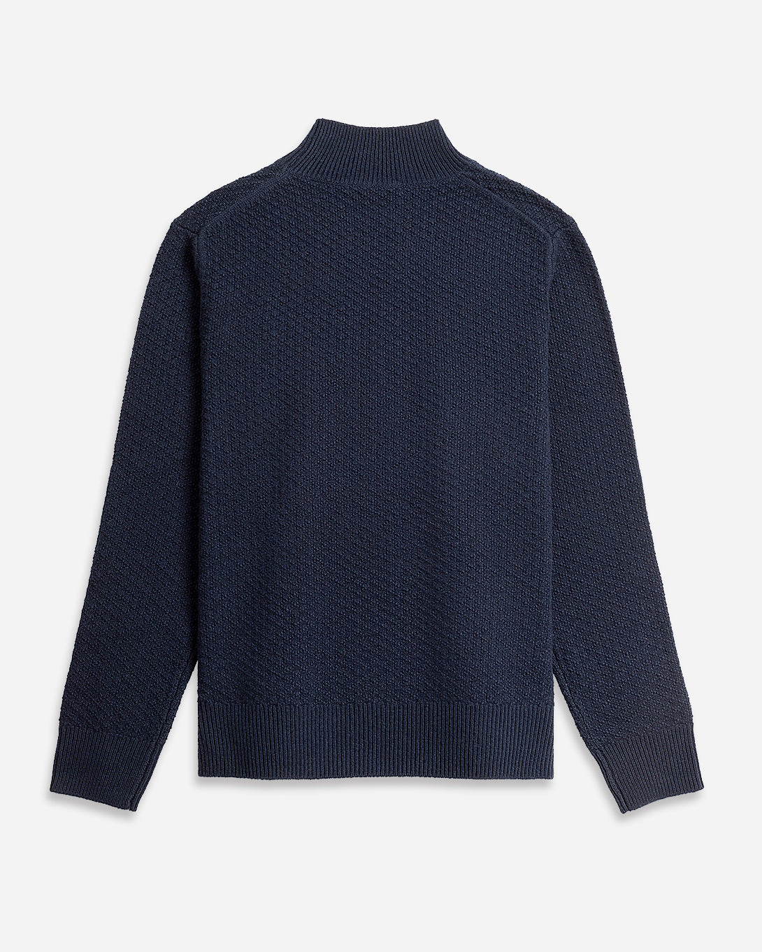 Navy Heather Acton Mock Neck Pullover Mens Wool Cashmere Mock Neck Sweater Pullover Soft