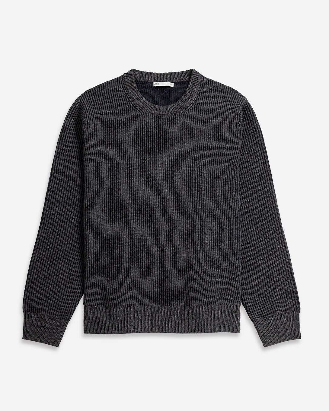 Grey Heather Chapman Crew Neck Pullover Mens Sweater Pullover Crew Neck Soft Merino Wool Sweater