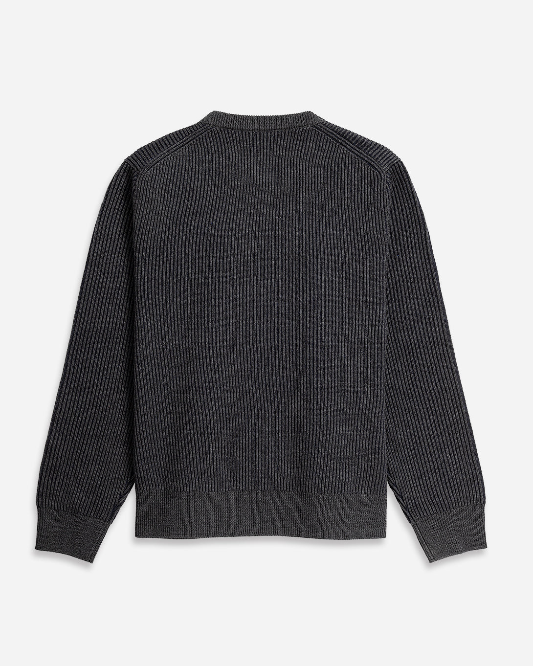 Grey Heather Chapman Crew Neck Pullover Mens Sweater Pullover Crew Neck Soft Merino Wool Sweater