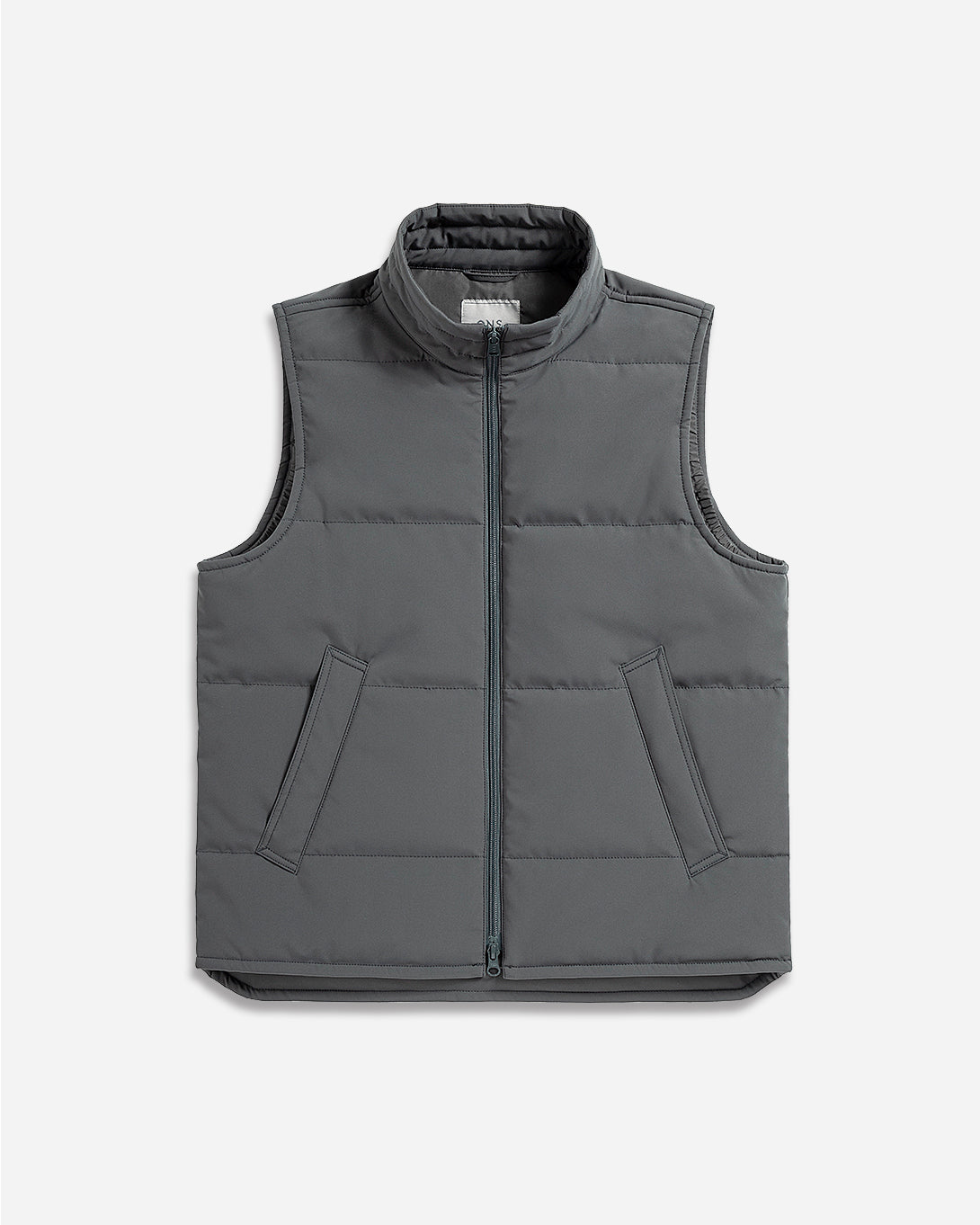 Grey Vertex Vest Mens Puffer Light Weight Vest Padded Jacket Zip Up Vest