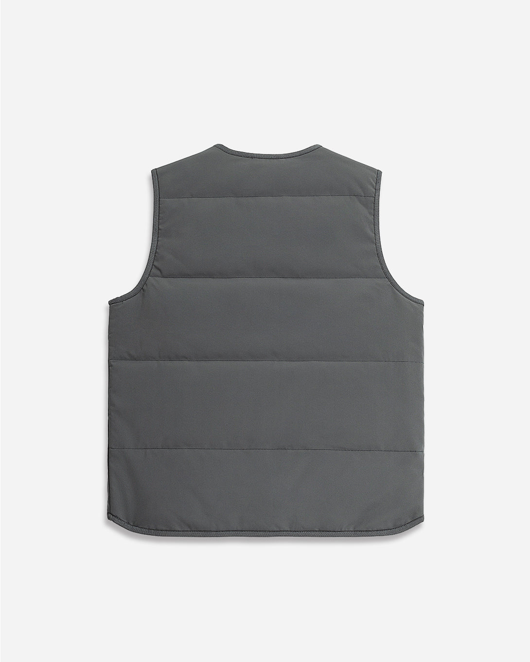 Grey Herron Vest Mens Padded Grey Vest V Neck Design Light Weight Outerwear